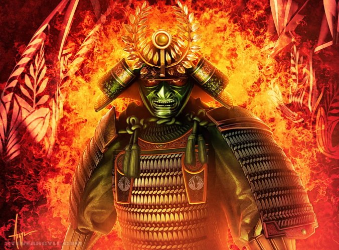 Shosuro Jimen, o Campeão Esmeralda e um dos generais rokugani na guerra